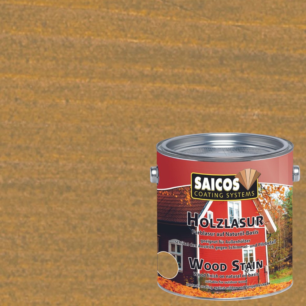 Лазурь для дерева Saicos Holzlasur цвет 0018 Песок 0,125 л